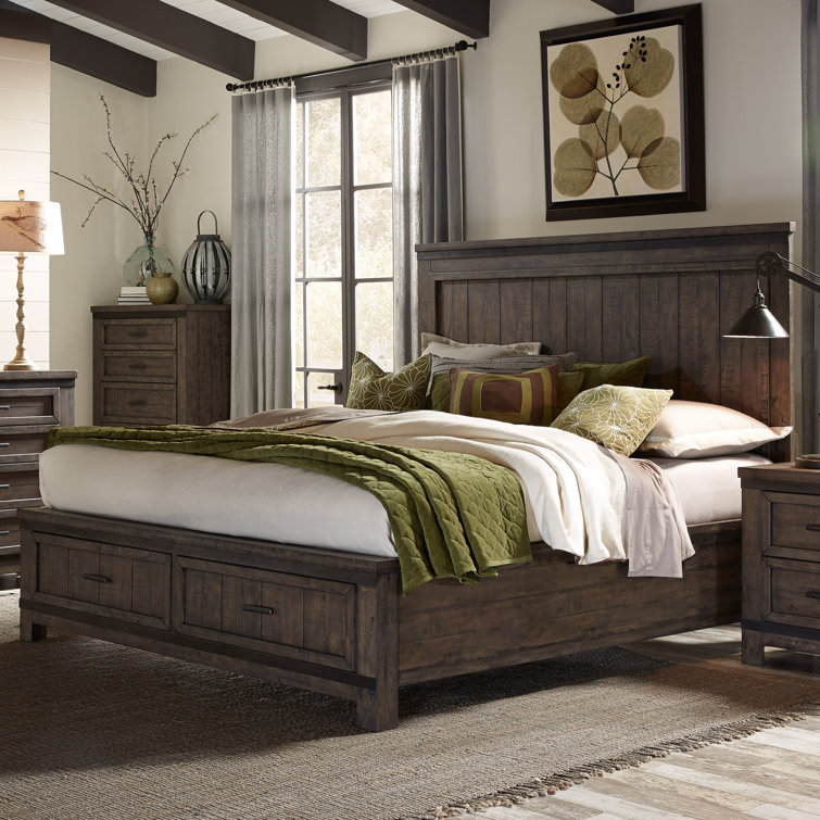 Union Rustic Hinnar Storage Bed Reviews Wayfair